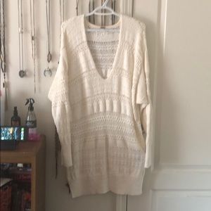 Free People // long Vneck cardigan // Size XL